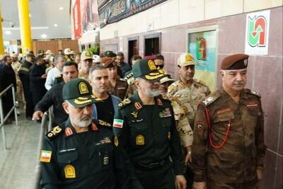  سردار رادان از پایانه مرزی شلمچه بازدید کرد