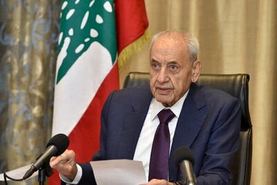 رئیس پارلمان لبنان:اسرائیل هنوز آتشبازی میکند