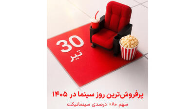 رکورد تعداد مخاطبان سینما در سال ۱۴۰۵ شکسته شد