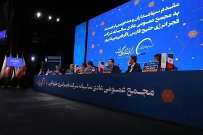 «بفجر» در مسیر بازسازی و جهش؛ سود خالص فجر انرژی به ۸.۵ همت رسید/ تقسیم ۱۷۰۰ ریال سود میان سهامداران و وصول ۵۰ همتی مطالبات