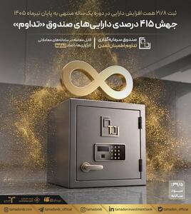  جهش ۴۱۵ درصدی دارایی‌های صندوق «تداوم»