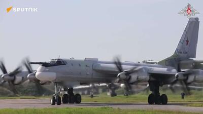  بمبافکنهای استراتژیک Tu-95MS روسیه پرواز برنامهریزیشده خود را بر فراز آبهای بیطرف دریای ژاپن به پایان رساندند