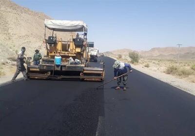 عملیات آسفالت محور بازارچه مرزی میل 73 خراسان جنوبی کلید خورد - تسنیم