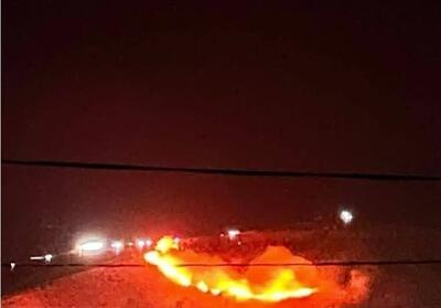 آتش‌سوزی گسترده در مقر تروریست‌های تجزیه‌طلب در عراق - تسنیم