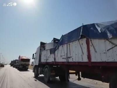  فیلم/ صف طولانی موکب‌داران در مرز مهران برای خدمت به زائران در عراق