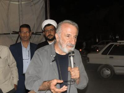  حضور مهران رجبی در تجمعات مردمی شهرستان بوانات