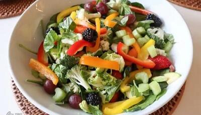  طرز تهیه سالادی که جان می‌دهد برای لاغر شدن