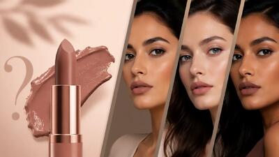 رژ لب نود چه رنگی است؟ رژ لب نود برای پوست گندمی، سفید و سبزه