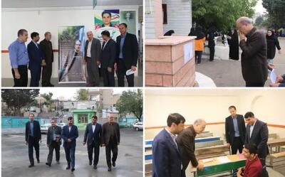  بازدید میدانی معاون حقوقی و پارلمانی وزارت آموزش و پرورش از حوزه‌های برگزاری امتحانات نهایی در قزوین