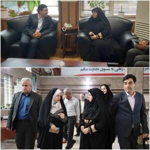  دیدار ناظر گمرکات استان گیلان با فرماندار شهرستان بندرانزلی