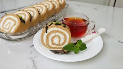 طرز تهیه شیرینی رولتی یخچالی (بدون پخت و پز و بدون همزن )