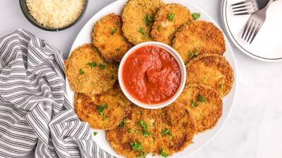 طرز تهیه بادمجان سوخاری ترد و پفکی