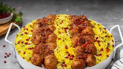 طرز تهیه یک زرشک پلوی جدید و مجلسی با مرغ قلقلی | آبدار، سریع و متفاوت!
