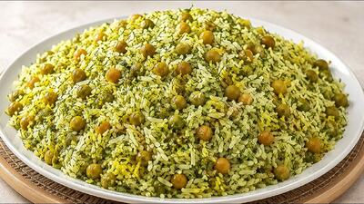 طرز تهیه شوید پلو با نخود و زیره یک پلوی سنتی مقوی و خوشمزه
