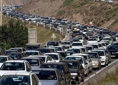 باران و مه در محورهای شمالی همراه با ترافیک سنگین - اکونیوز