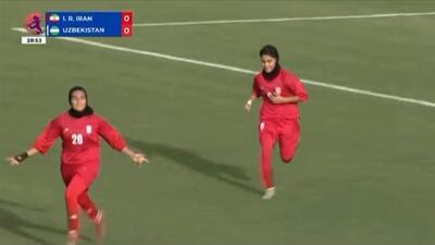  گلهای بازی زنان ایران 1-1 زنان ازبکستان (تورنمنت کافا)