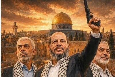 تصویر پیام عبری دیوارنگاره میدان فلسطین؛ مردی دیگر مانند سنوار...