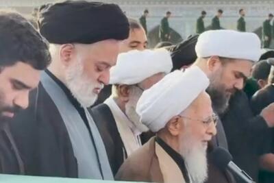 پیام مهم آیتالله جوادی آملی درباره آیت الله مجتبی خامنهای + ویدئو | توضیحات جدید درباره نمازی که بر پیکر رهبر شهید خواندند