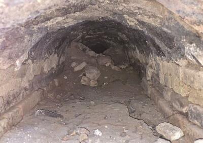  کشف یک کانال تاریخی در خرم‌آباد حین اجرای طرح گردشگری قلعه فلک الافلاک