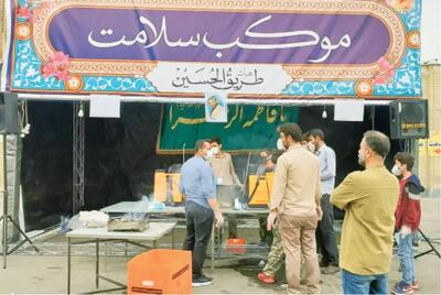  چتر درمانی کردستان برای زائران اربعین