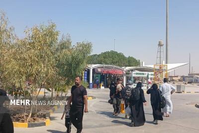 تردد پرحجم زائران اربعین در شلمچه