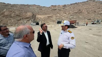  بازدید رئیس کل دادگستری هرمزگان از محور بندرعباس-سیرجان