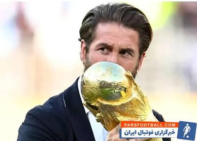  تصویری از تقلید راموس اسطوره اسپانیا از ژست مسی با کاپ جام جهانی در حال خواب