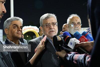  حرکت قطار افتتاح پروژه‌های شهر مشهد با بهره‌برداری از مدرن‌ترین زمین بازی کودکان در کشور + فیلم