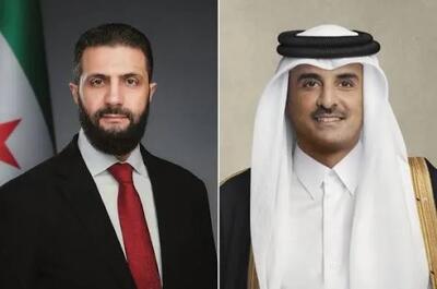  گفت‌وگوی تلفنی امیر قطر با الجولانی