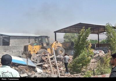  63 بنای غیرمجاز در اراضی کشاورزی خاورشهر از دست زمین‌خواران آزاد شد - تسنیم