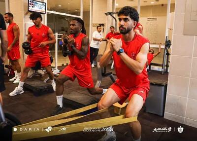  تمرین سریع پرسپولیس در بدو ورود! (عکس)