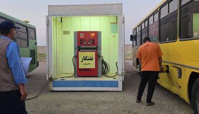 تامین پایدار سوخت ناوگان حملونقل اربعین در مرز چذابه