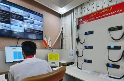  لحظات نفس‌گیر نجات یک نوزاد با راهنمایی اپراتور هلال‌احمر مشهد