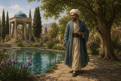 با سعدی در گلستان : کوته نکنم ز دامنت دست / ور خود بزنی به تیغِ تیزم (+صدا)