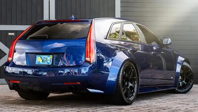  هیولای ۷۰۰ اسب بخاری؛ کادیلاک CTS-V واگن (+عکس)