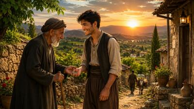  داستان پندآموز سکه ای که راه خوشبختی را نشان داد