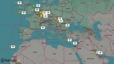  موج پروازهای نظامی آمریکا از اروپا به خاورمیانه + ویدیو