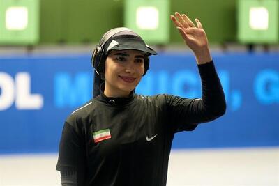 مدال برنز هانیه رستمیان در تپانچه ۱۰‌متر جام جهانی