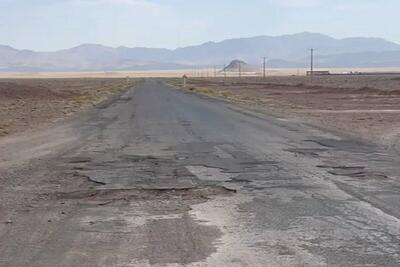  پایان عمر آسفالت و آغاز رنج مردم در روستاهای بخش ماژان خوسف
