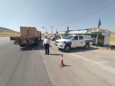  استقرار کامل پلیس‌راه در محورهای ایلام برای خدمت‌رسانی به زائران اربعین