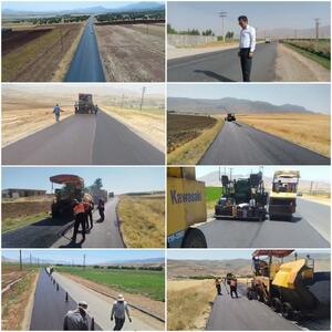  اجرای بیش از ۳۹ کیلومتر روکش آسفالت راه‌های فرعی و روستایی در لرستان