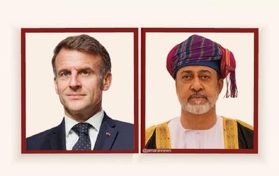  گفت‌وگوی سلطان عمان و رئیس‌جمهور فرانسه درباره تحولات منطقه