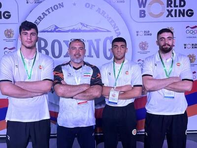  صعود ملک خطابی به فینال بوکس ارمنستان/ محمدنژاد برنز گرفت