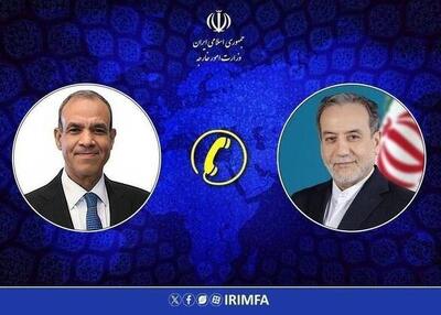  گفت‌وگوی تلفنی وزیران امور خارجه ایران و مصر