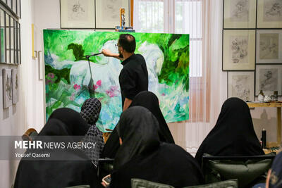 از خلق نقاشی روحالامین تا داغ میناب و جامجهانی در آثار هنرمندان
