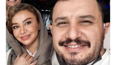  عکس سفر در زمان / جوادعزتی و همسرش قبل از طلاق   در دورهمی شیلا خداداد