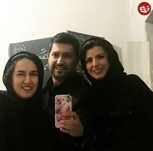  سلفی «لیلا حاتمی و حامد بهداد» در پشت‌صحنه «پیر پسر»