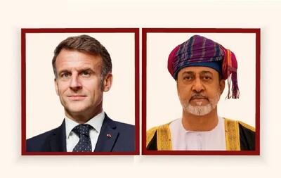 گفت وگوی سلطان عمان و رئیس جمهور فرانسه درباره تحولات منطقه