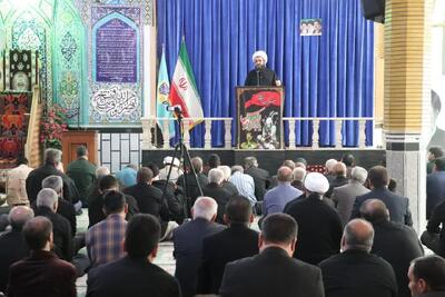  امام جمعه گرمی: مقاومت ملت ایران هیمنه پوشالی آمریکا را در هم شکست