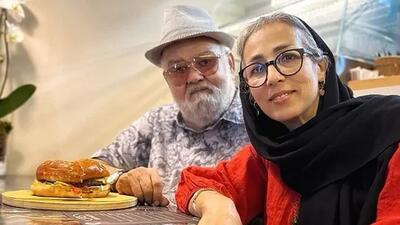  سفر در زمان؛ اکبر عبدی یک سال قبل فوت و در کنار همسرش